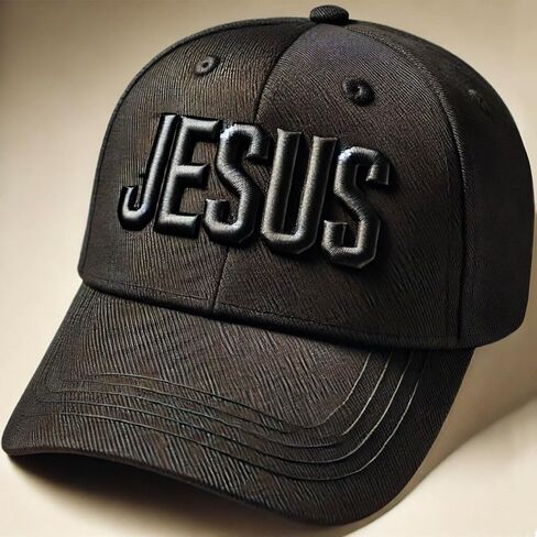 Personalized Christian Jesus Hat - Custom Faithful Gift with 3D Puff Embroidery | Bible Cap for Men & Women | Adjustable Hat in Saudi Arabia