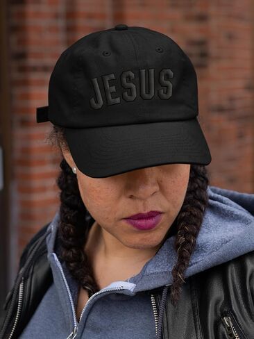 Personalized Christian Jesus Hat - Custom Faithful Gift with 3D Puff Embroidery | Bible Cap for Men & Women | Adjustable Hat in Saudi Arabia