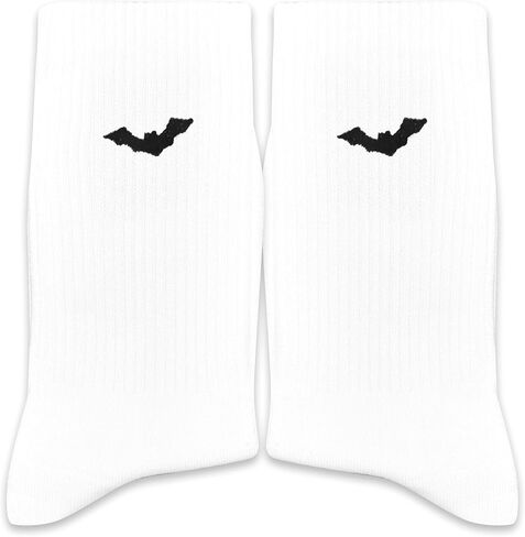PSBGPC Bat Embroidered Socks - Funny Halloween Socks for Women&Men.(015) in Kuwait