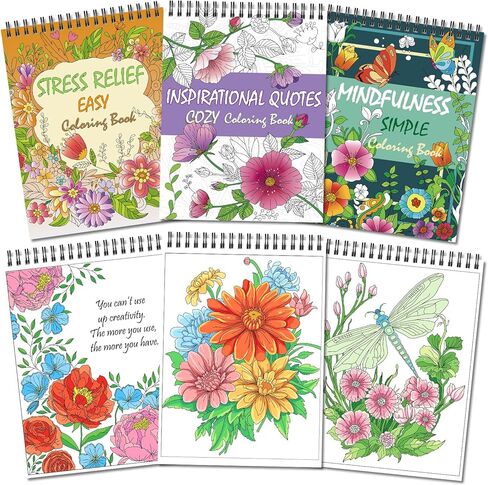 Adult Coloring Books Set:3 Coloring Books for Flower World,Whimsical Universe,Fantasy Fairy Homes.Coloring Books for Adults to Relax and Relieve Anxiety in Saudi Arabia