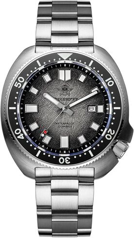 ADDIESDIVE Diving Quartz Watches Synthetic Sapphire 200 M Waterproof Ceramic Bezel Luminous Stainless Steel Big Face Watch for Men in Saudi Arabia