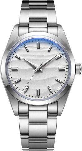 ADDIESDIVE Watches for Men Quartz Analog 100 M Waterproof Men's Fashion Stainless Steel Watches AD2030 Without Logo in Saudi Arabia