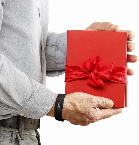 Nanafast To Daddy Bracelet from Daughter Stretch Elastic Wristband Black Bracelets for Dad Personalized Jewelry with Message Card for Father in Kuwait