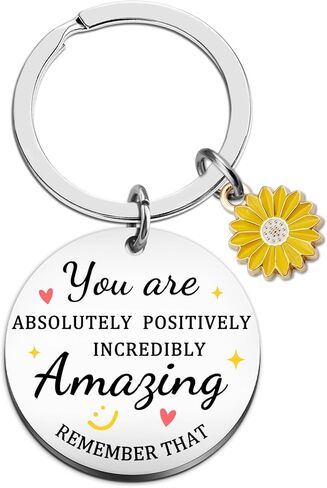 WEHBVF You Are Amazing Gifts for Women Inspirational Keychains for Women Co Worker Gifts for Woman Valentines Gift for Teacher Keychain Encouragement Motivational in Kuwait