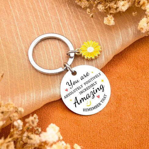 WEHBVF You Are Amazing Gifts for Women Inspirational Keychains for Women Co Worker Gifts for Woman Valentines Gift for Teacher Keychain Encouragement Motivational in Kuwait