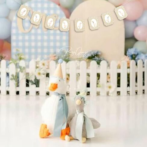 Gostman Goose Party Decoration Garland - Silly Goose Baby Shower Banner,Decorative Goose Theme Paper Banner, Farm Animals Party Decor (Goose Paper Banner) in Saudi Arabia
