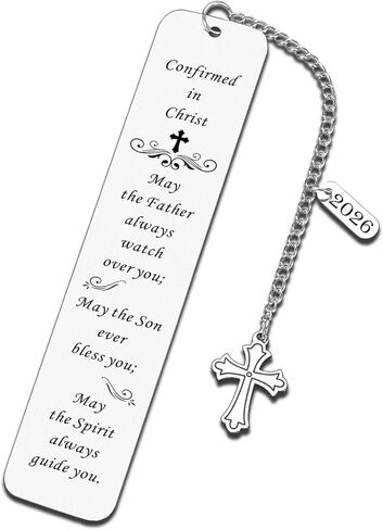 First Communion Gifts for Girls Boys Catholic 1st Holy Communion Bookmark, Baptism Bookmarks Easter Basket Stuffers for Teens Adults Religious Bookmark, 1st Communion Gifts for Girls Boys in Saudi Arabia