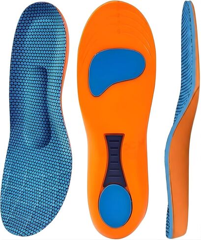 220+ lbs Heavy-Duty Orthotic Insoles for Men & Women – Arch Support, Flat Feet & Overpronation Comfort, Shock-Absorbing Cushion Inserts for Work Boots (Men 8.5-9 | Women 10.5-11-(270-275mm)) in Saudi Arabia