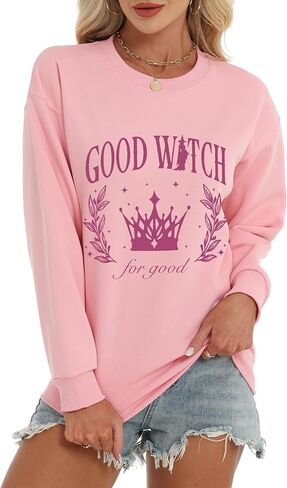 سويت شيرت Bad WITCH، هدايا لمحبي الأفلام الموسيقية، تي شيرت بأكمام طويلة للسيدات in Saudi Arabia