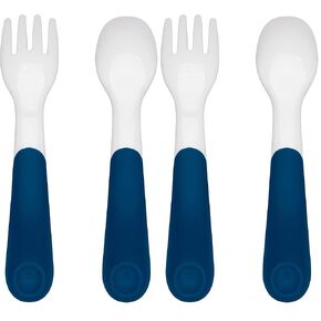 OXO Tot On The Go Fork & Spoon Training Set with Travel Case - Navy in Kuwait