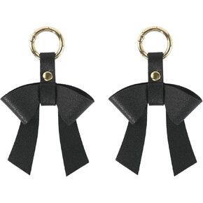 Betoom الجلود القوس سحر حقيبة سحر للنساء حقيبة يد محفظة سحر، أنيقة القوس المفاتيح لحقيبة محفظة حقيبة يد قلادة in Kuwait