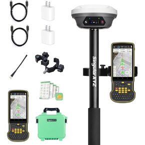 E1 Pro RTK GNSS معدات المسح ، GNSS RTK GPS مع جهاز استقبال IMU ROVER ، GPS RTK مع شاشة ملونة عالية الدقة ومجمع محمول ، دقة 1 سم ، مسح 60 درجة ، مسح تميل 15 كم. in Kuwait