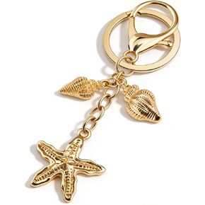 MOEXUKO Bag Charms for Handbags Purse Accessories Cute Beach Keychain Beach Gifts for Women Purse Seashell Keychain Charms in Saudi Arabia