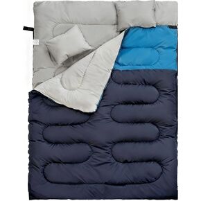 Sleeping Bag for Adults Teens Kids Cold Warm Weather, Portable Waterproof & Lightweight, Compact with Compression Sack, for 3-4 Seasons Camping, Backpacking, Hiking, Travel, Indoors Outdoors in Saudi Arabia