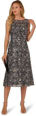 Adrianna Papell Womens Embroidered Dress in Saudi Arabia