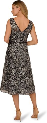 Adrianna Papell Womens Embroidered Dress in Kuwait