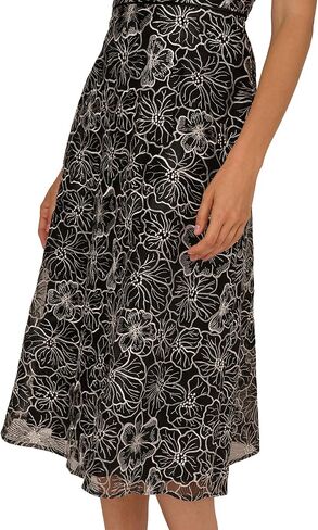Adrianna Papell Womens Embroidered Dress in Kuwait