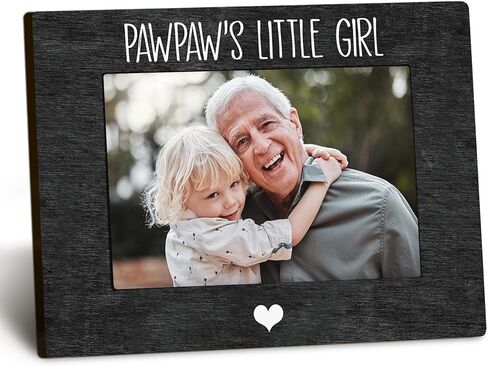 DUXMNAMG Grandpa 4x6 Picture Frame, Grandpa Photo Frame, Granddaughter Picture Frame, Gifts for Grandpa from Granddaughter Grandkids, Grandpa’s Little Girl Picture Photo Frames for Desk Shelf Decor in Kuwait