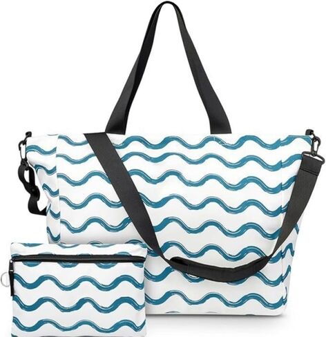 GZSXXTS Beach Bag Packable Travel Beach Bag Tote for Pool Lake Cruise Essentials for Women, Foldable Travel Bag for Women in Saudi Arabia