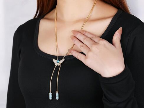 قلادة نسائية من Legit Bling على شكل جوهرة الميلاد مع سحر الفراشة | سلسلة ذهبية قابلة للتعديل | هدية مجوهرات الأحجار الكريمة الشهرية الحساسة لها in Kuwait