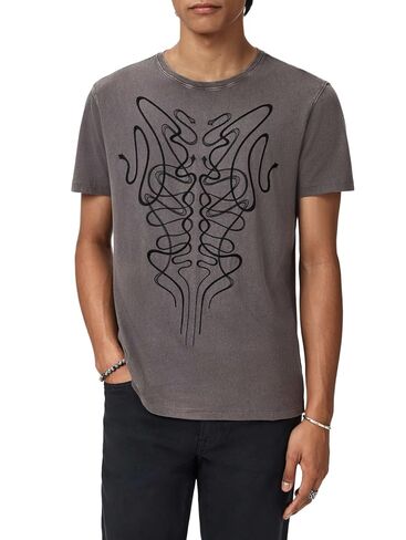 John Varvatos Mens Ornate Snakes Tee in Saudi Arabia