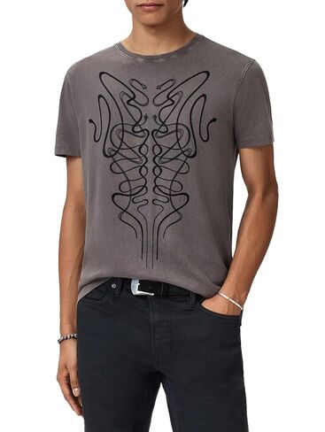 John Varvatos Mens Ornate Snakes Tee in Saudi Arabia