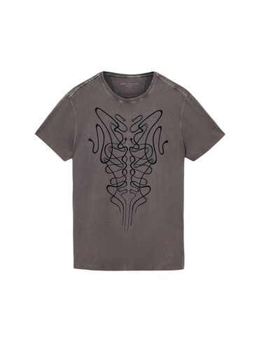 John Varvatos Mens Ornate Snakes Tee in Saudi Arabia