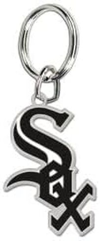 Chicago White Sox Keychain Cloisonne Key Ring Carded, Metal in Saudi Arabia