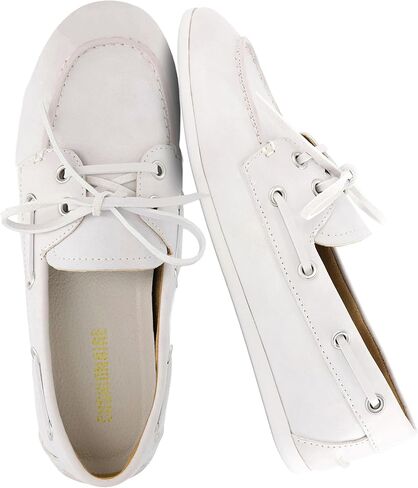 CUSHIONAIRE Anchor Lightweight Boat Shoes for Women | Slip-On Moccasin Loafers with Nautical Design | Wide Widths Available in Saudi Arabia