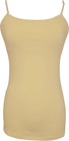 PacificPlex Stretch Cotton Camisole Tank Top Junior Plus Size in Saudi Arabia