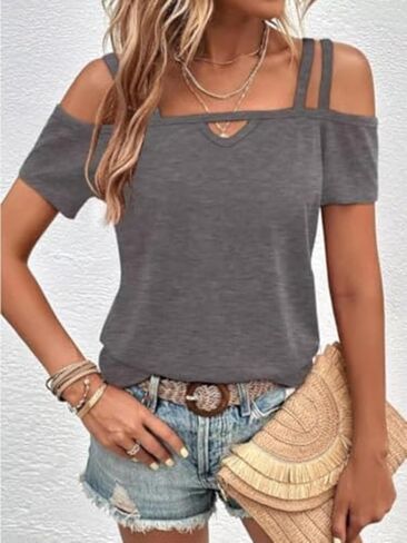 Womens Tank Tops Crewneck Pleated Tunic Casual Spring Summer Fashion Flowy Sleeveless Shirts in Saudi Arabia