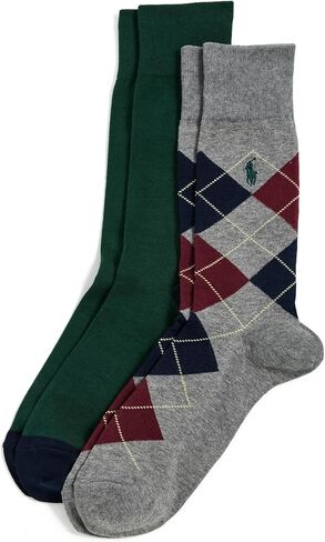 POLO RALPH LAUREN Men's Argyle Socks 2 Pack in Saudi Arabia