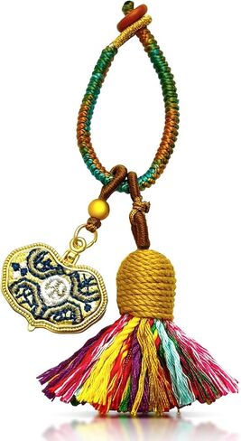 gamegalaxy Handmade Tassel Keychain for Car Keys, Purse, Bag Charm Accessory, Bohemian Fringe Pendant Gift in Saudi Arabia
