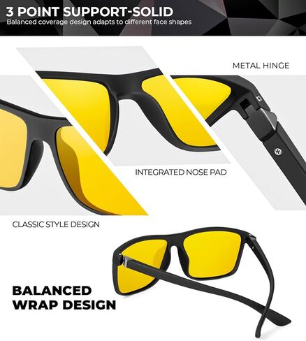 Night Vision Glasses for driving, Classic Night Glasses for Men Women in Saudi Arabia