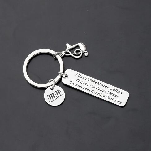 Zuo Bao Pianist Keychain Music Lover Gift Playing the Piano Keychain Piano Player Jewelry Musician Gift in Saudi Arabia