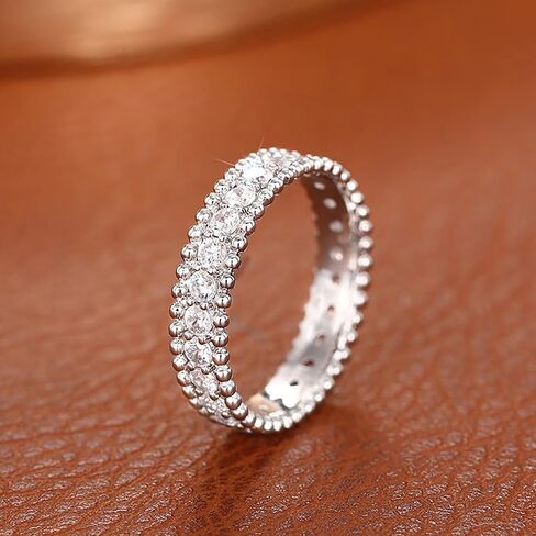 1pc Inlaid Zirconia Shiny Geometric Rings for Women Temperamental and Versatile Accessories Ladies Fine Jewelry Daily Life Dating Decor For Prom Party in Saudi Arabia