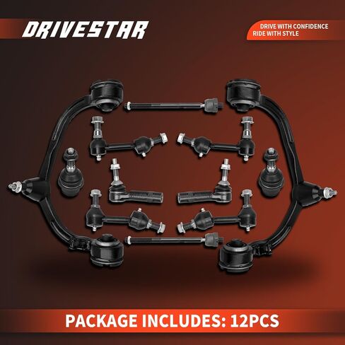 4 قطع من DRIVESTAR مفاصل كروية سفلية لذراع التحكم العلوي، تناسب 2003 2004 لسيارة Ford Expedition/Lincoln Navigator، K80039 K80715 K80714 in Saudi Arabia