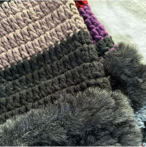 TYHOTULY Crochet Beanie Hat for Women Fall Winter Warm Y2k Alt Emo Cute Cat Ear Knitted Hat Grunge Clothes Skull Cap in Saudi Arabia
