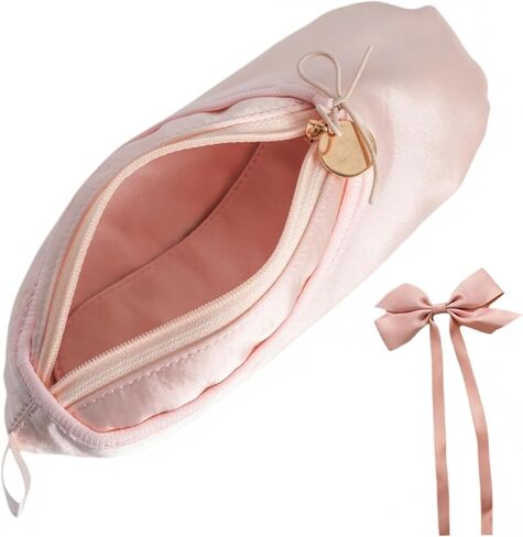 CXYANG Pink Ballet Dance Shoe Makeup Bag Recital Gifts for Girls Women, Ballerina Slipper Pouch Dancer Stuff (Pink1) in Kuwait