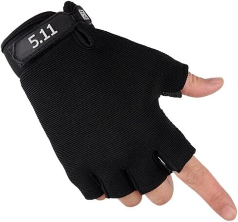 Sport Gloves Summer Gym Fitness Non-Slip Outdoor Training Bicycle Cycling Gloves(Black) in Saudi Arabia