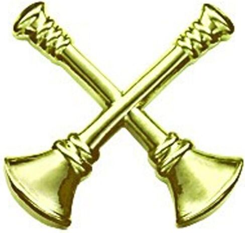 First Class Fire Department Bugle Captain 2 Rank Collar Lapel Pin Insignia (Pair) in Saudi Arabia