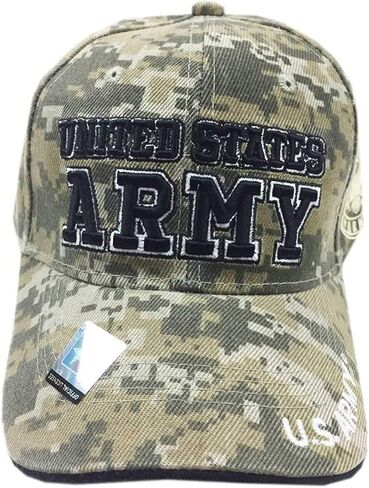 Ashen Fane Army 6 Panel Adjustable Veteran Military Baseball Cap in Saudi Arabia