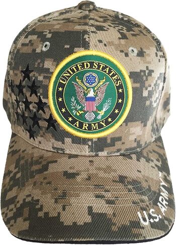 Ashen Fane Army 6 Panel Adjustable Veteran Military Baseball Cap in Saudi Arabia