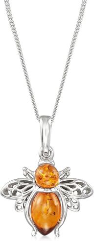 Ross-Simons Bumblebee Pendant Necklace in Sterling Silver in Saudi Arabia
