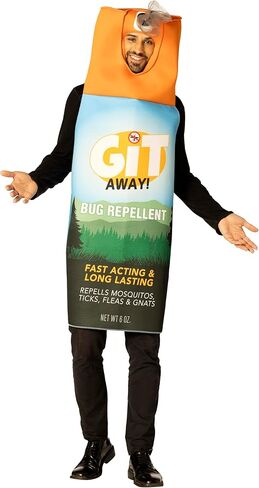 أزياء الهالوين، زي طارد الحشرات GIT، للنساء والرجال، مقاس واحد للبالغين in Kuwait