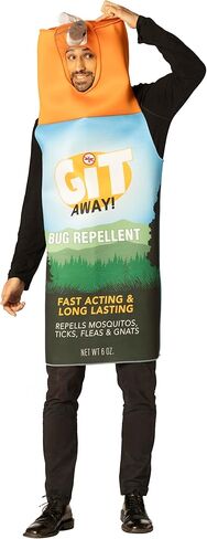 أزياء الهالوين، زي طارد الحشرات GIT، للنساء والرجال، مقاس واحد للبالغين in Kuwait