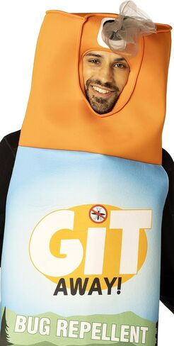 أزياء الهالوين، زي طارد الحشرات GIT، للنساء والرجال، مقاس واحد للبالغين in Kuwait