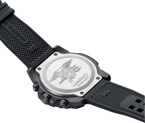 Luminox - Navy Seal Chronograph X3.CE81.EY - ساعة غوص للرجال - ساعات للرجال - 45 ملم - كوارتز سويسرية - مقاومة للماء حتى عمق 200 متر - كريستال معدني مقوى - علبة كاربونوكس - مرئية دائمًا - صناعة سويسرية in Saudi Arabia