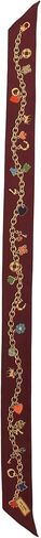 Kate Spade Womens Lucky Charm Silk Skinny Scarf, Stylish & Lightweight Accessory in Kuwait