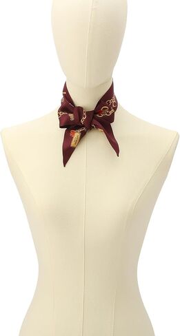 Kate Spade Womens Lucky Charm Silk Skinny Scarf, Stylish & Lightweight Accessory in Kuwait